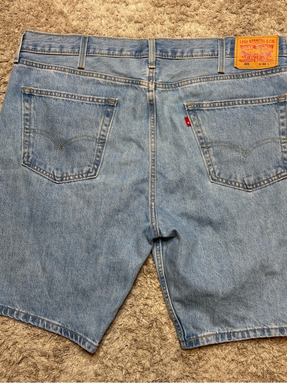 Levi's Light Wash Blue Denim Men's Shorts